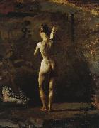 Thomas Eakins Study for William Rush Carving His Allegorical Figure of the Schuylkill River oil painting